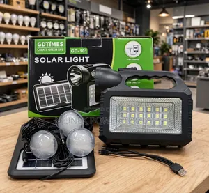 GDTIMES GD-101 Solar Light Kit, a Portable Emergency Lighting