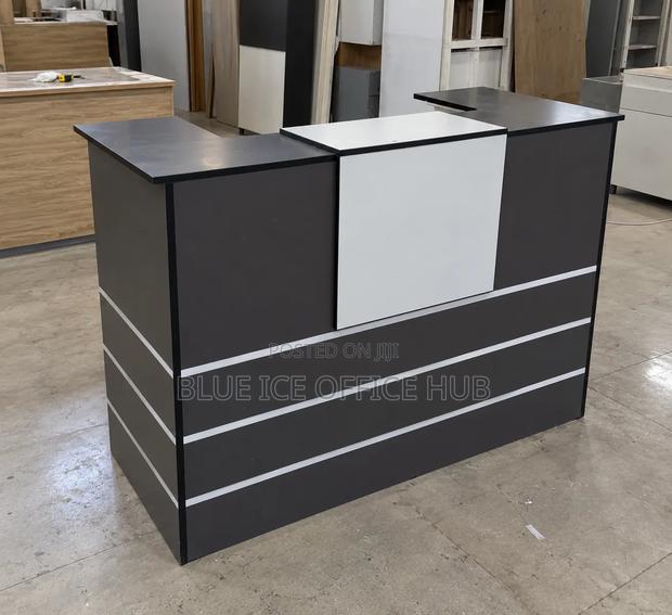 Modern Reception Desk Counter – Office Reception Table. - main view