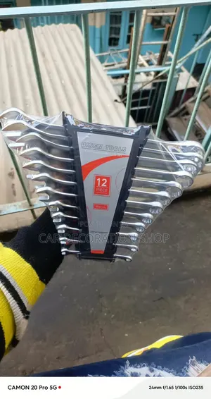Workshop 12pc Spanner Set Forged Durable Chrome Vanadium Steel