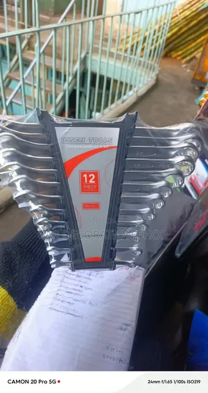 Workshop 12pc Spanner Set Forged Durable Chrome Vanadium Steel