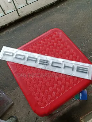 Black or Silver PORSCHE Lettering or Badge