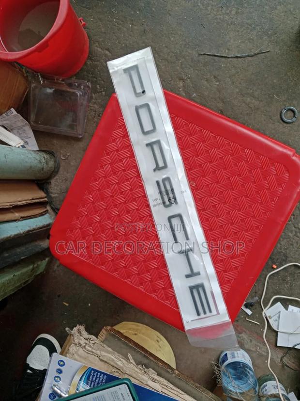 PORSCHE Replacement Letter Script Emblem for Rear Trunk /Tailgate