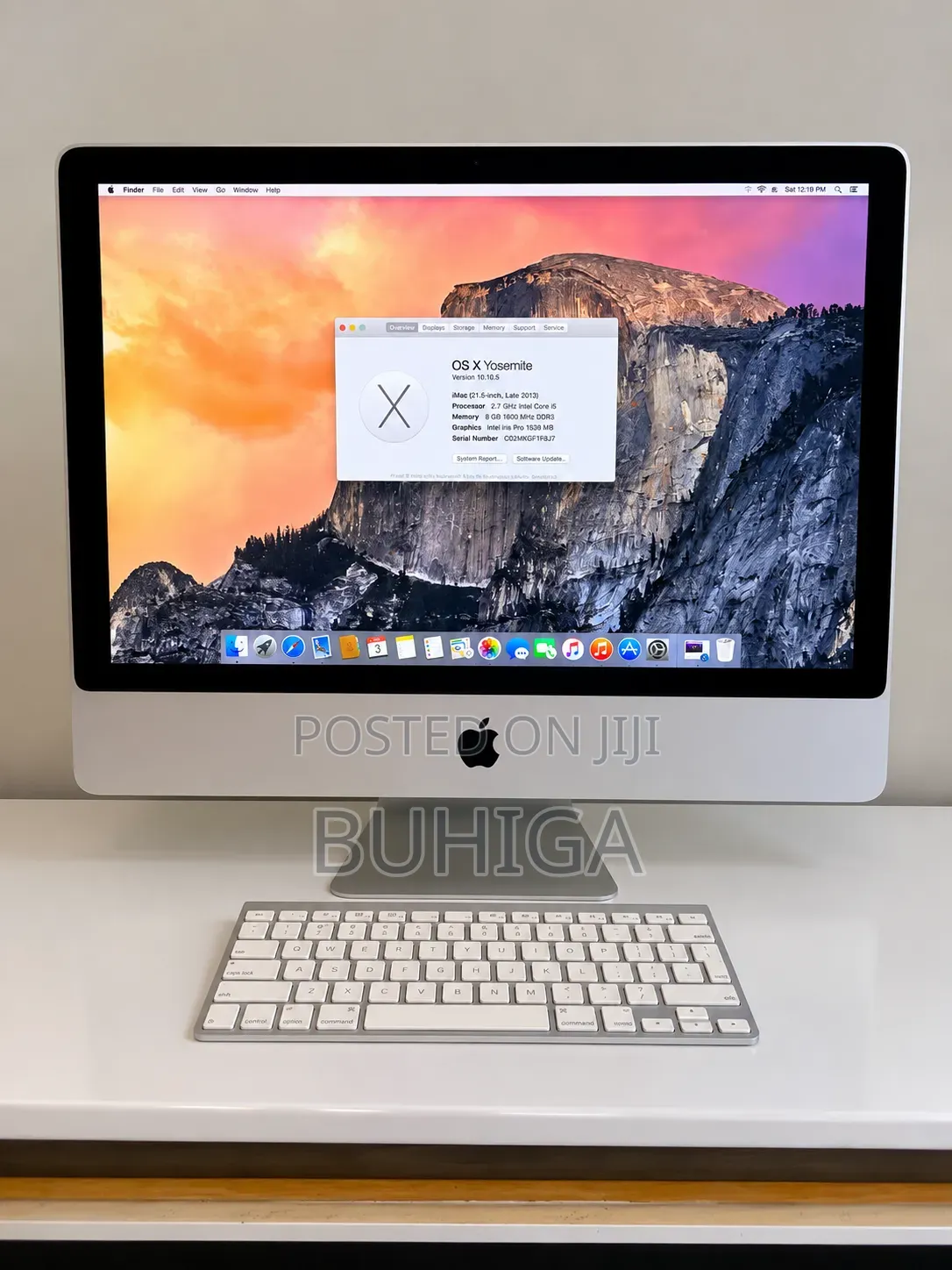 Desktop Computer Apple iMac 8GB Intel Core 5 HDD 500GB
