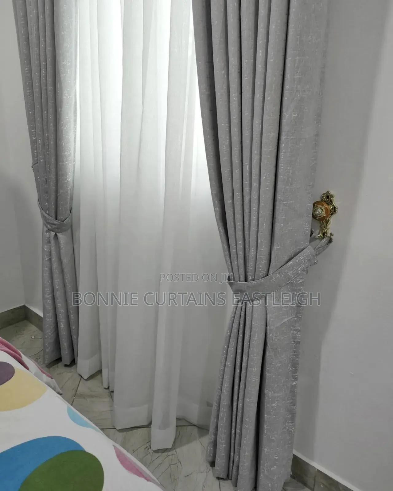Grey Classic Curtains for Modern Living Rooms