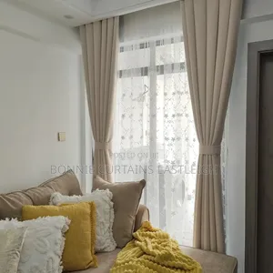 Light Cream Curtains and Sheers for Hooks