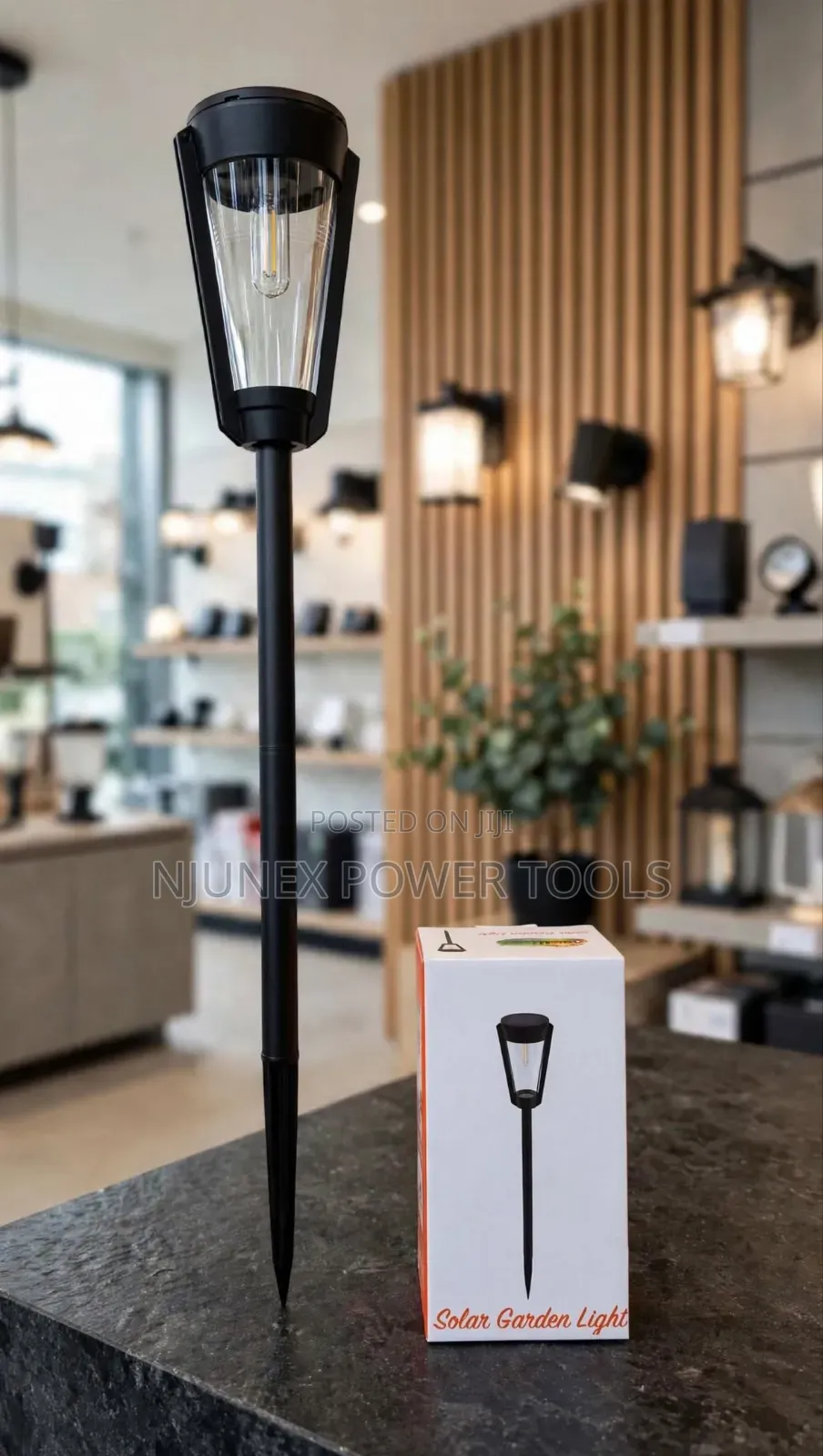 Modern Solar Landscape Spike Light Designed to Line Paths