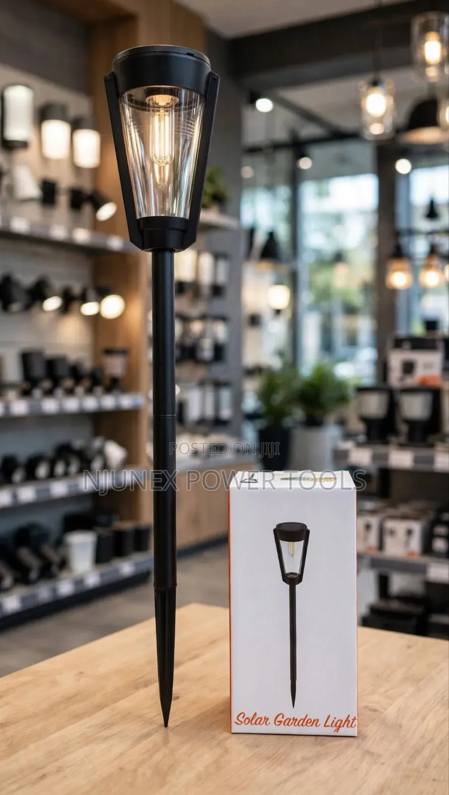 Modern Solar Landscape Spike Light Designed to Line Paths