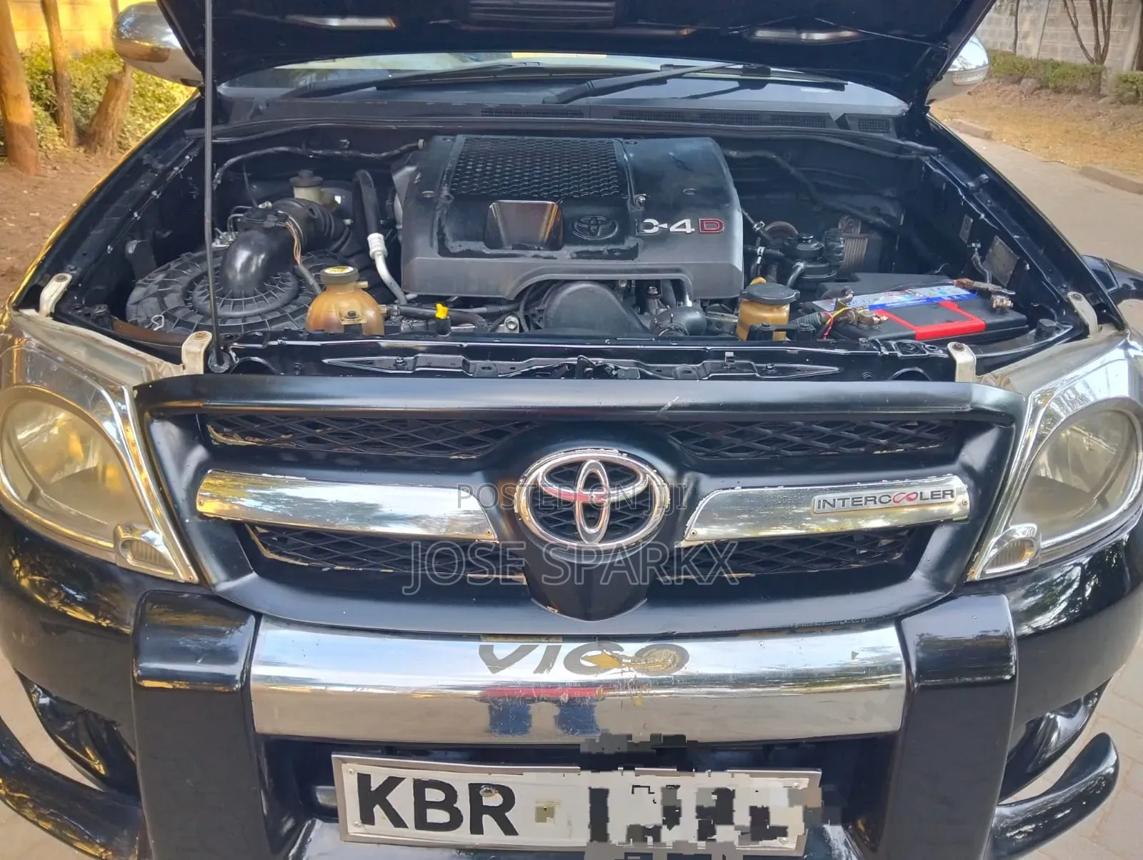 Toyota Hilux 2.5 Cab 2005 Black
