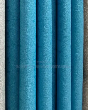 Sky Blue and Gold Curtains and Sheers for Rings