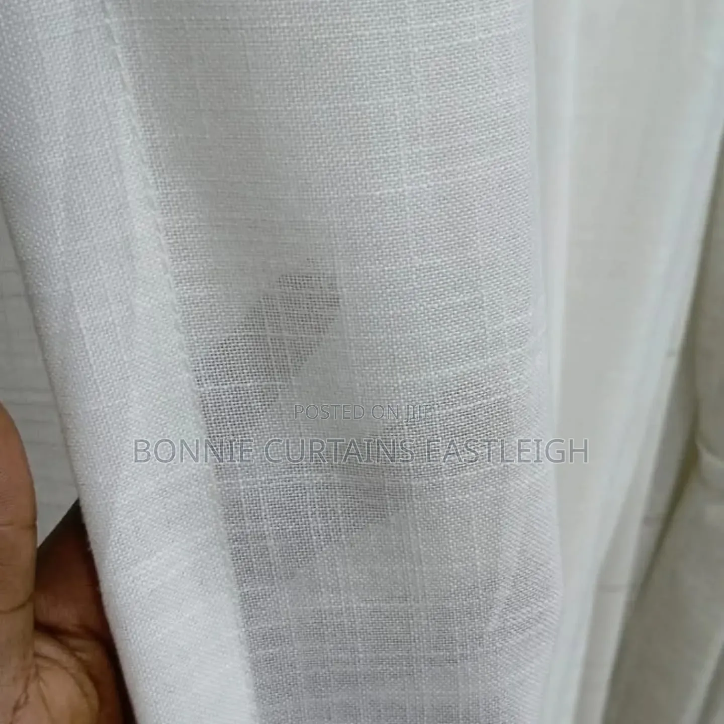 Cream and Off White Sheers With Rings