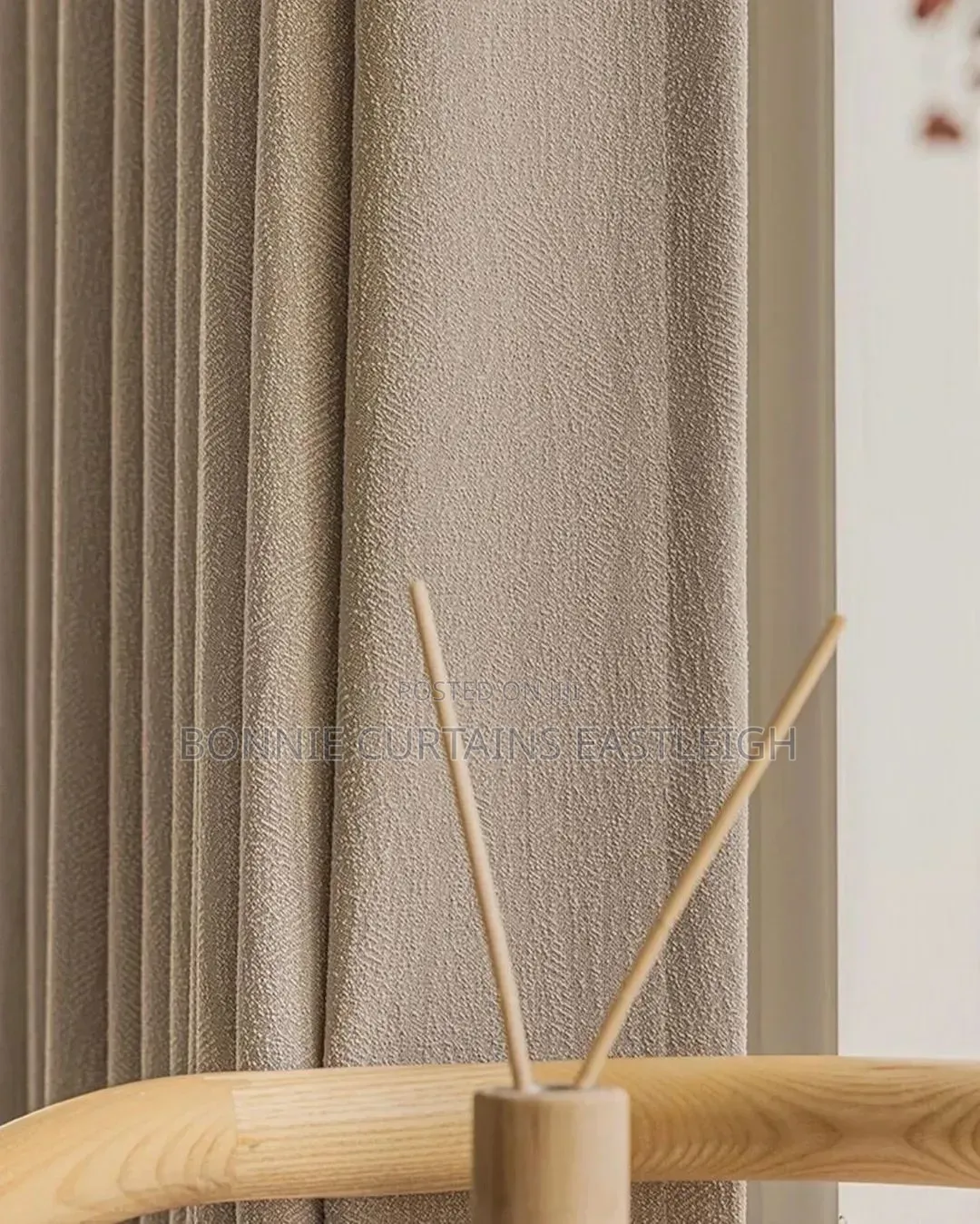 Dark Brown High Quality Curtains and Sheers for Modern Dining
