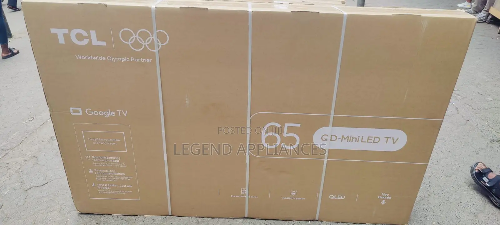 TCL P8l 65" Inch Qd Mini-Led Dimming Google TV