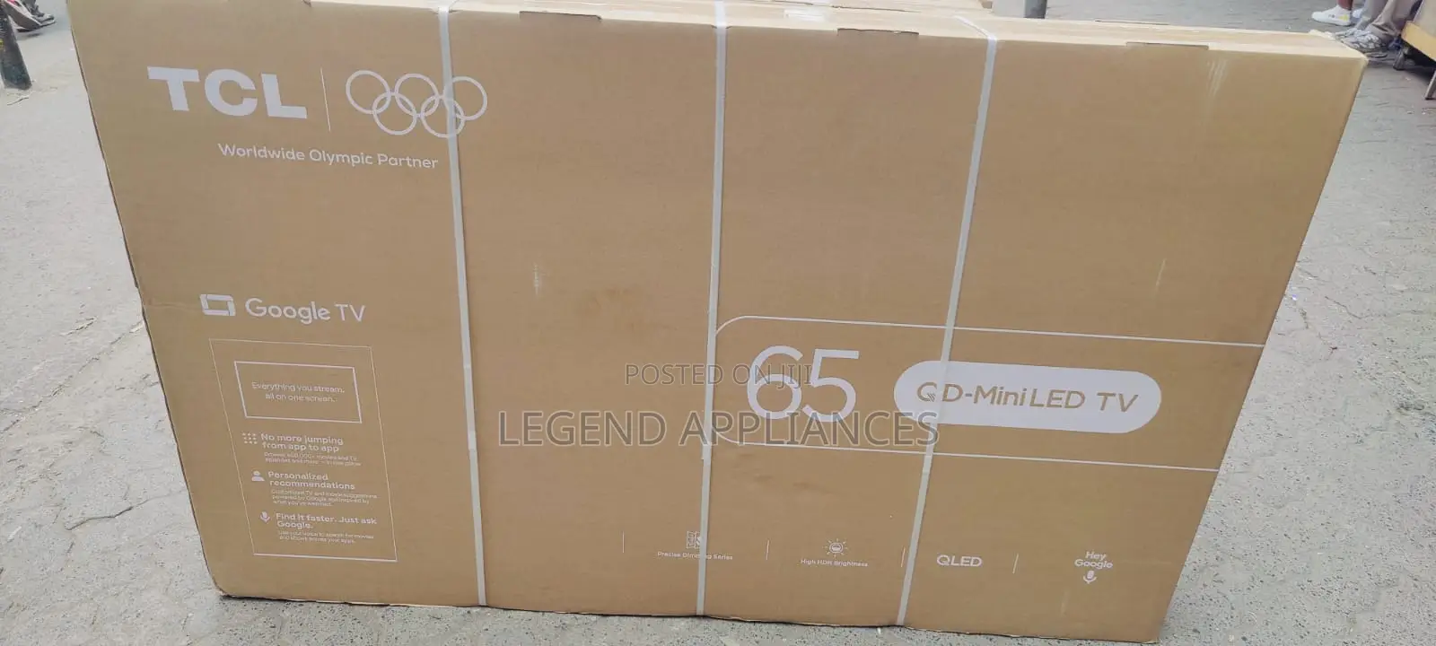 TCL P8l 65" Inch Qd Mini-Led Dimming Google TV