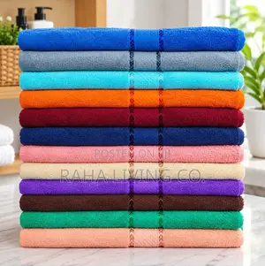 Coloured Luxury Cotton Bath Towel | 90x165cm | Soft Absorbent