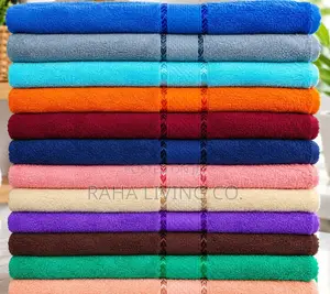Coloured Luxury Cotton Bath Towel | 90x165cm | Soft Absorbent
