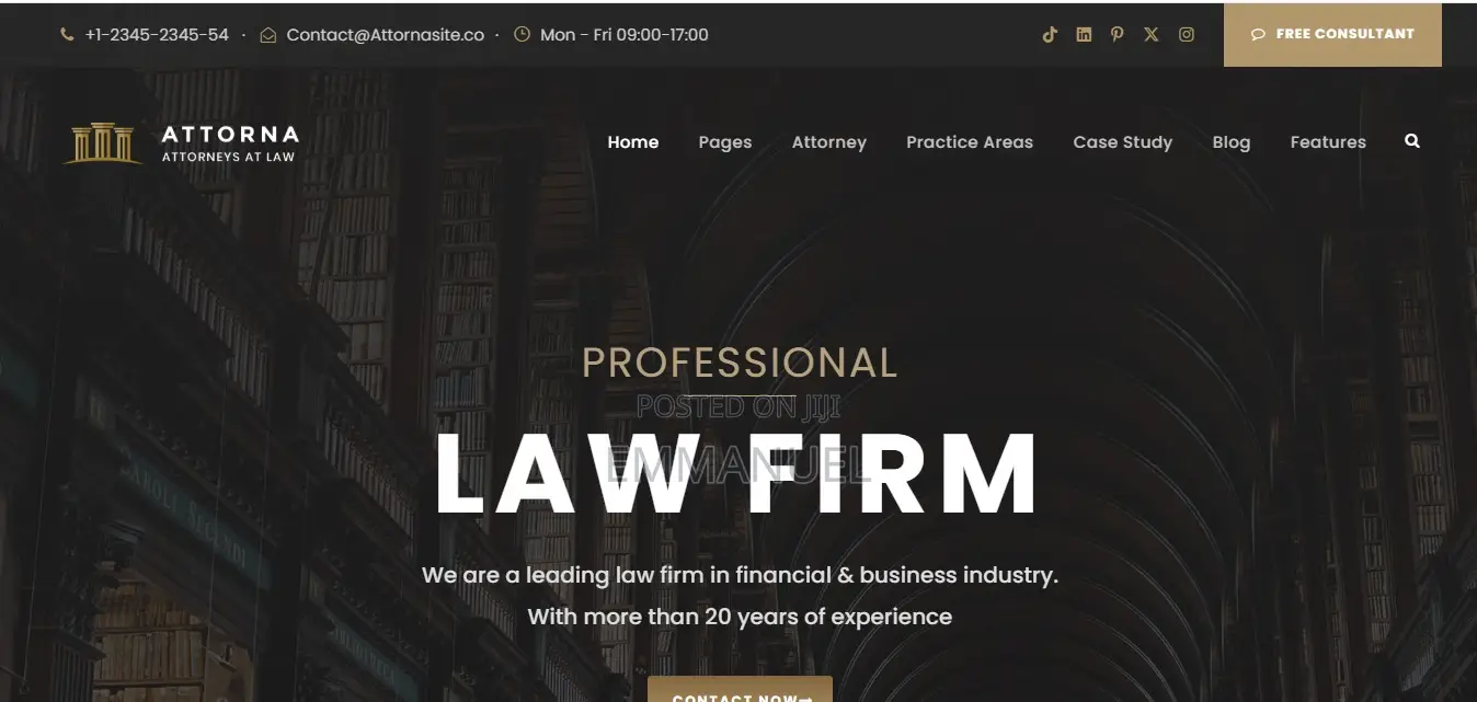 Professional Business Website