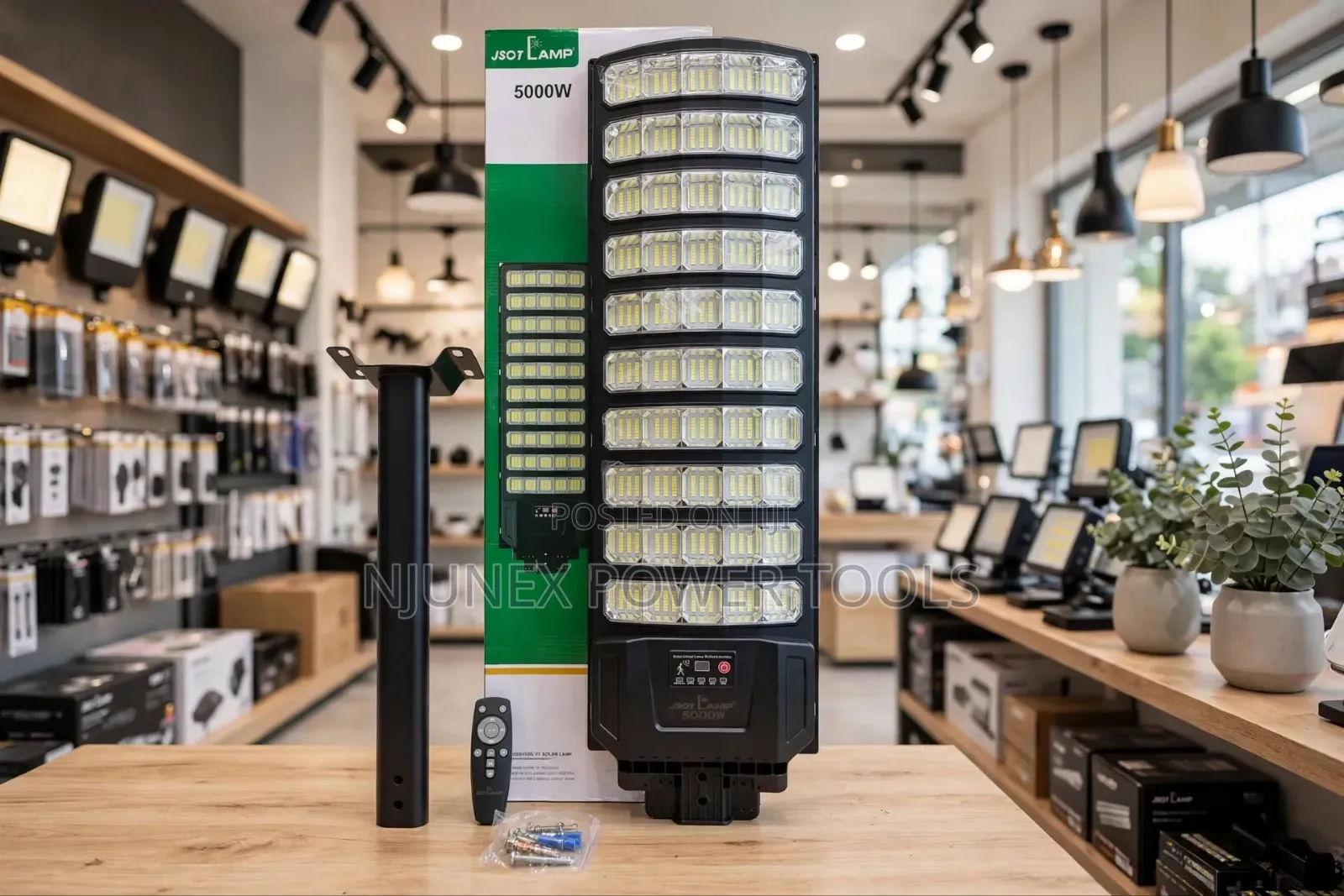 JSOT 5000W Super Wide Angle All-in-One Solar Street Light