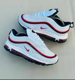 Nike Air 97-White/Beige /Black Air Max Sneaker Size 38 -45
