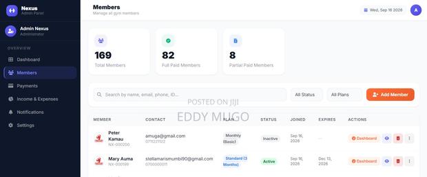 Gym Management System - thumbnail 2