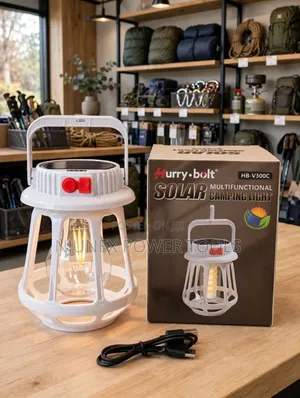 Hurry Bolt HB-V300C Solar Multifunctional Camping Light,