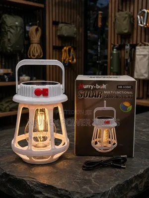 Hurry Bolt HB-V300C Solar Multifunctional Camping Light,