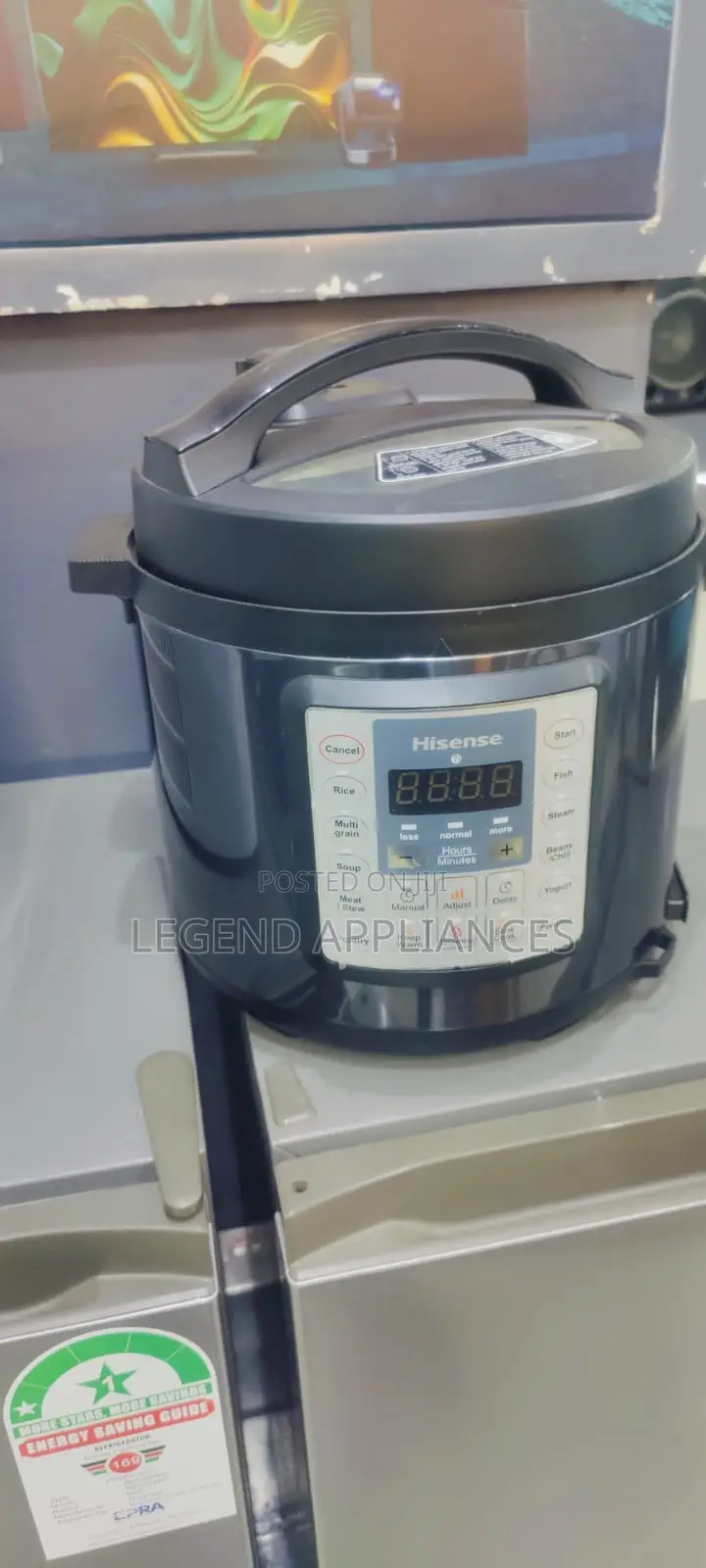 Hisense 6L Digital Pressure Cooker 1000W