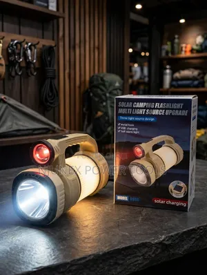 Model 8968 Solar Camping Flashlight,