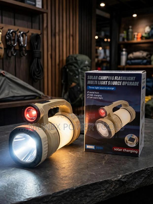 Model 8968 Solar Camping Flashlight, - thumbnail 2