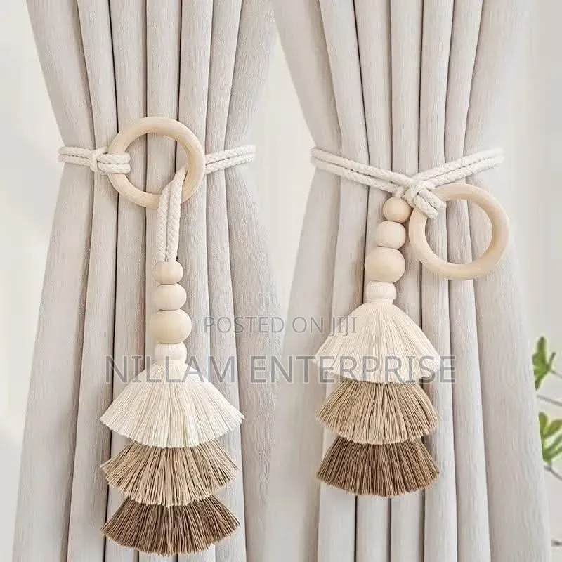 2pcs Tassel Curtain Tie Backs