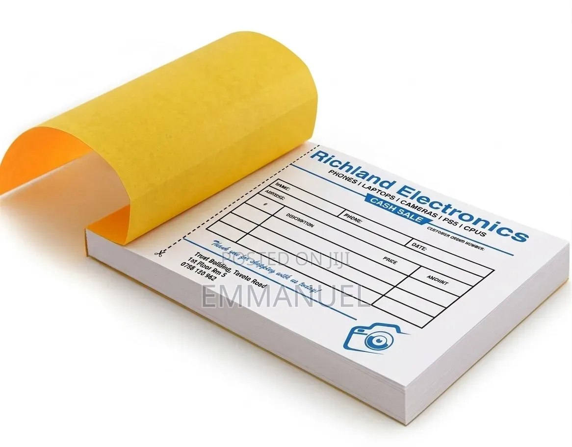 A6 Receipt Books
