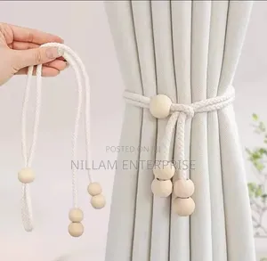 2pcs Natural Cotton Rope Curtain Tiebacks
