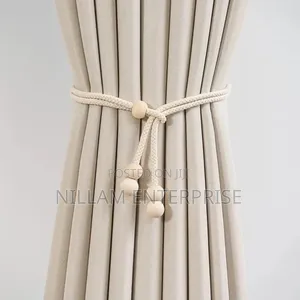 2pcs Natural Cotton Rope Curtain Tiebacks