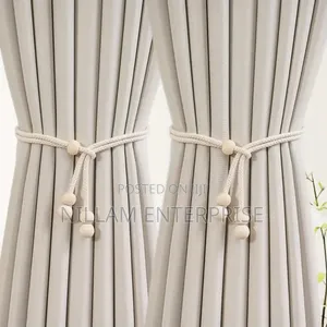 2pcs Natural Cotton Rope Curtain Tiebacks