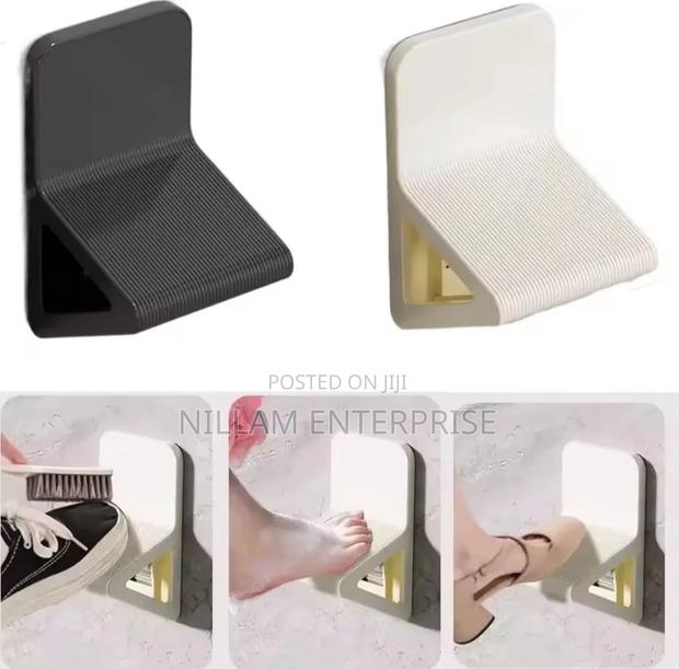 Multifunction Wall Mounted ABS Bathroom Footrest. - main view