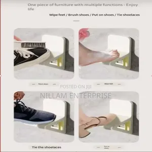 Multifunction Wall Mounted ABS Bathroom Footrest.