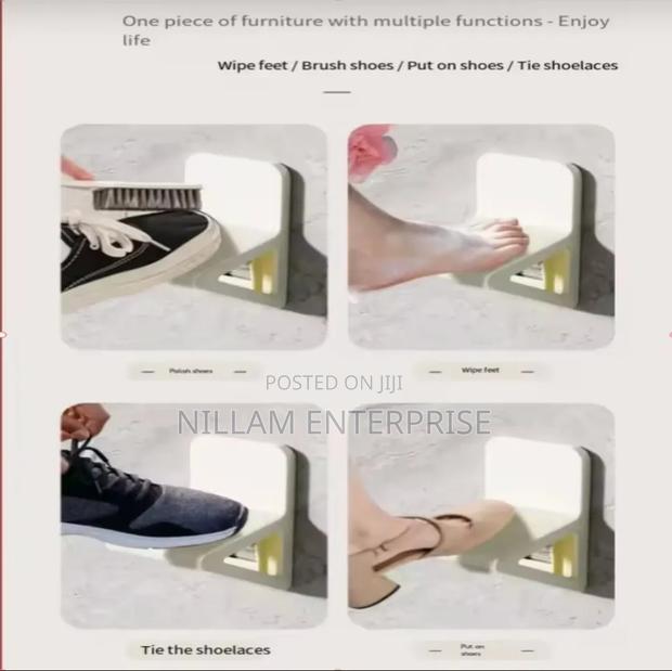 Multifunction Wall Mounted ABS Bathroom Footrest. - thumbnail 3