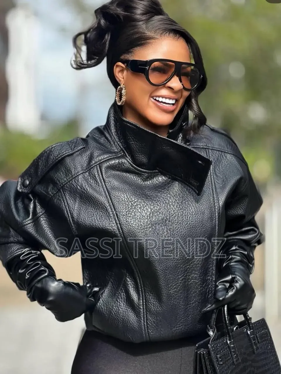 Zara Trendy Leather Jacket