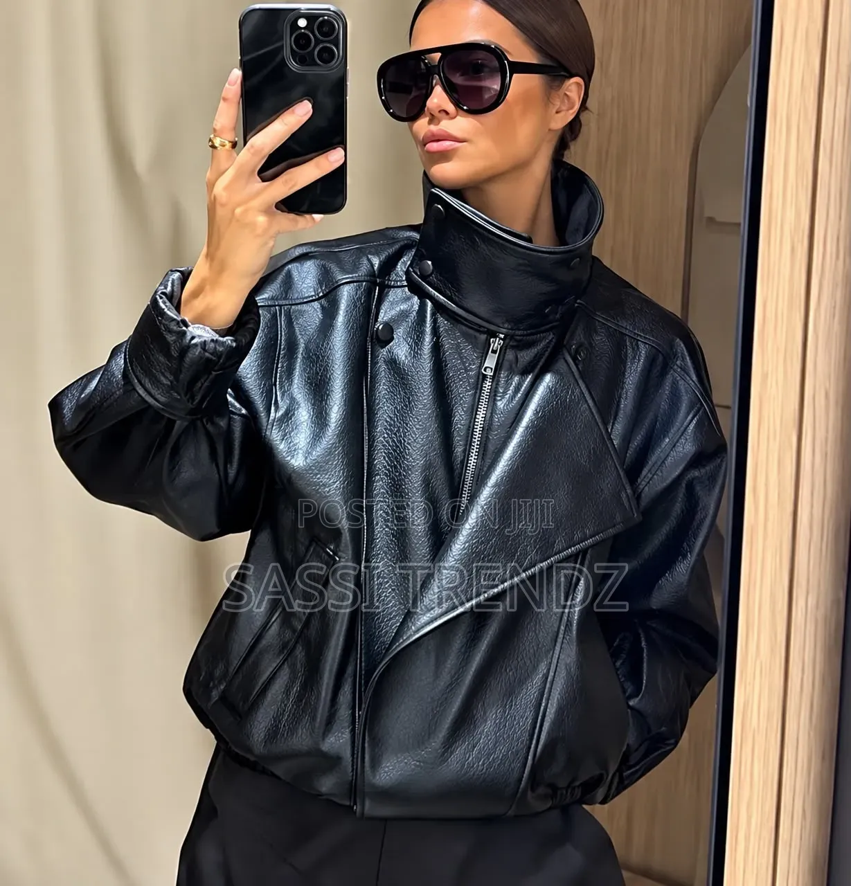 Zara Trendy Leather Jacket