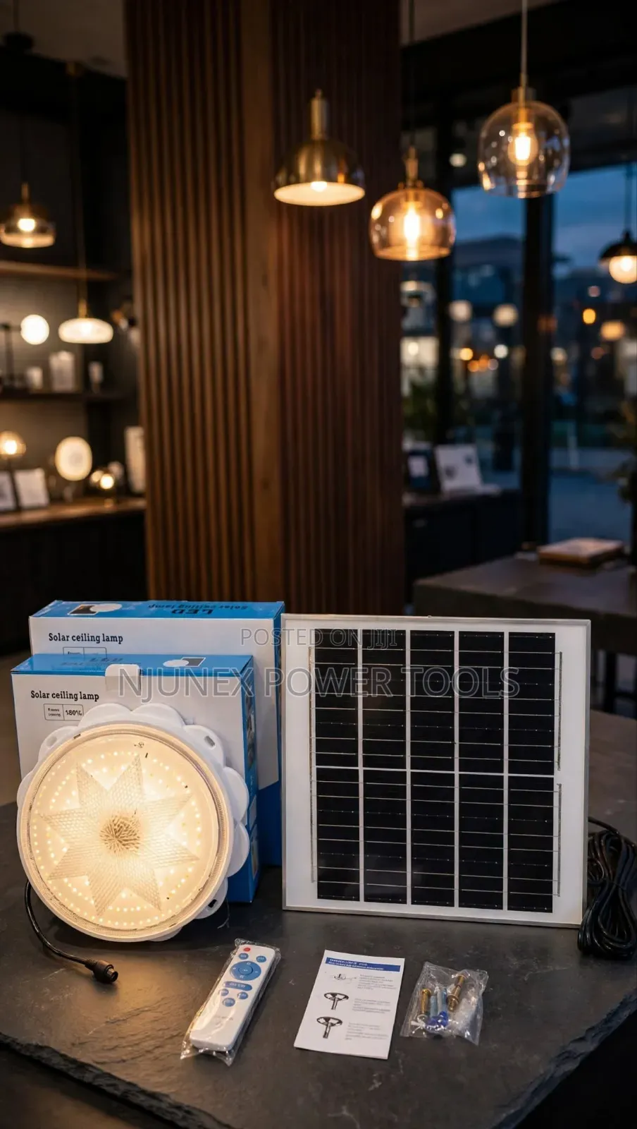 New Budget 200w Solar Indoor Ceiling Lights Big Size. Power: 200w