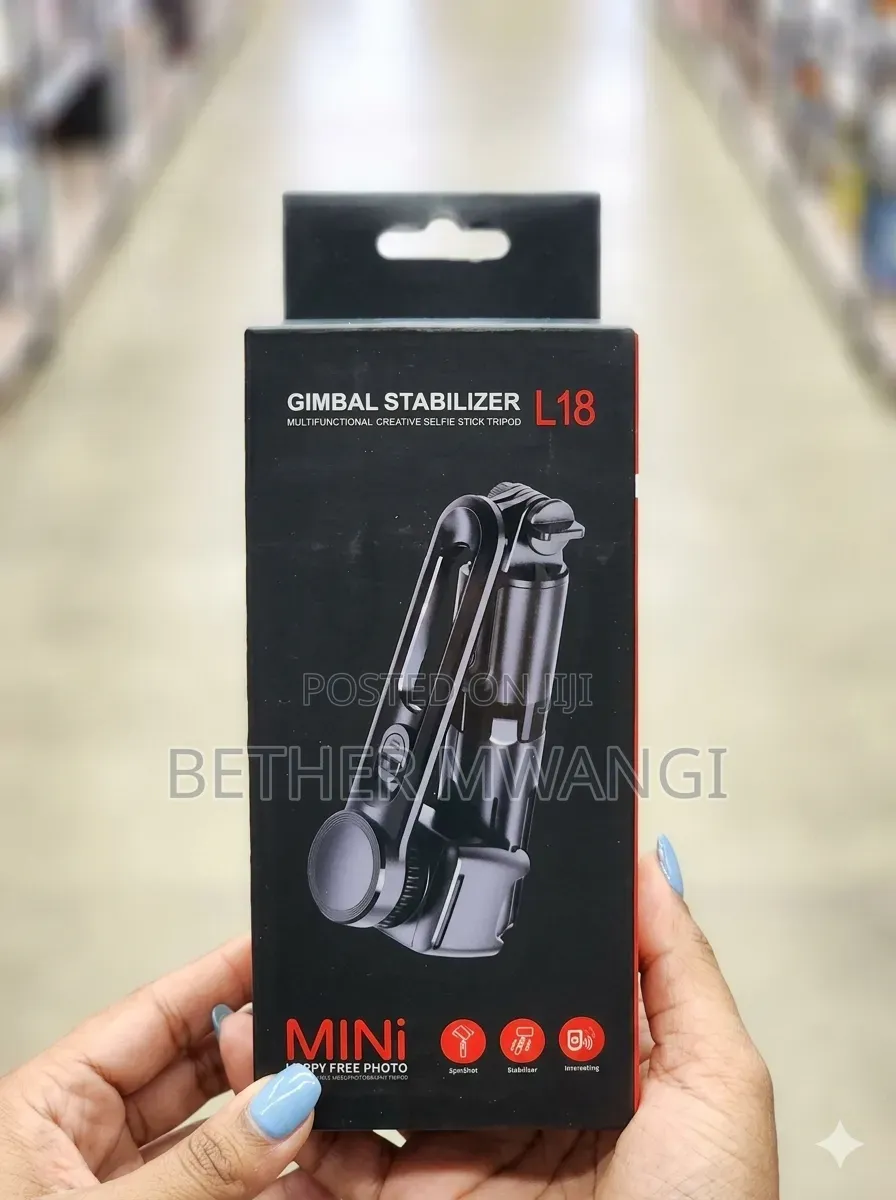 Gimbal Stabilizer L18 Mini — Multifunctional Selfie Stick & Tripod
