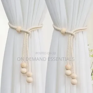 Adjustable Boho Curtain Tiebacks for Drapes