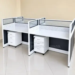 Modern Office Workstation Cubicles | 2-Person Office Workstation