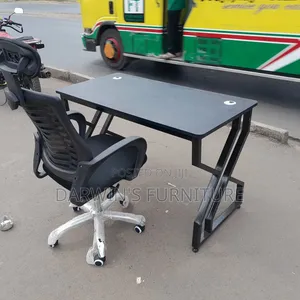 Cervical Support Chair and Metallic Table