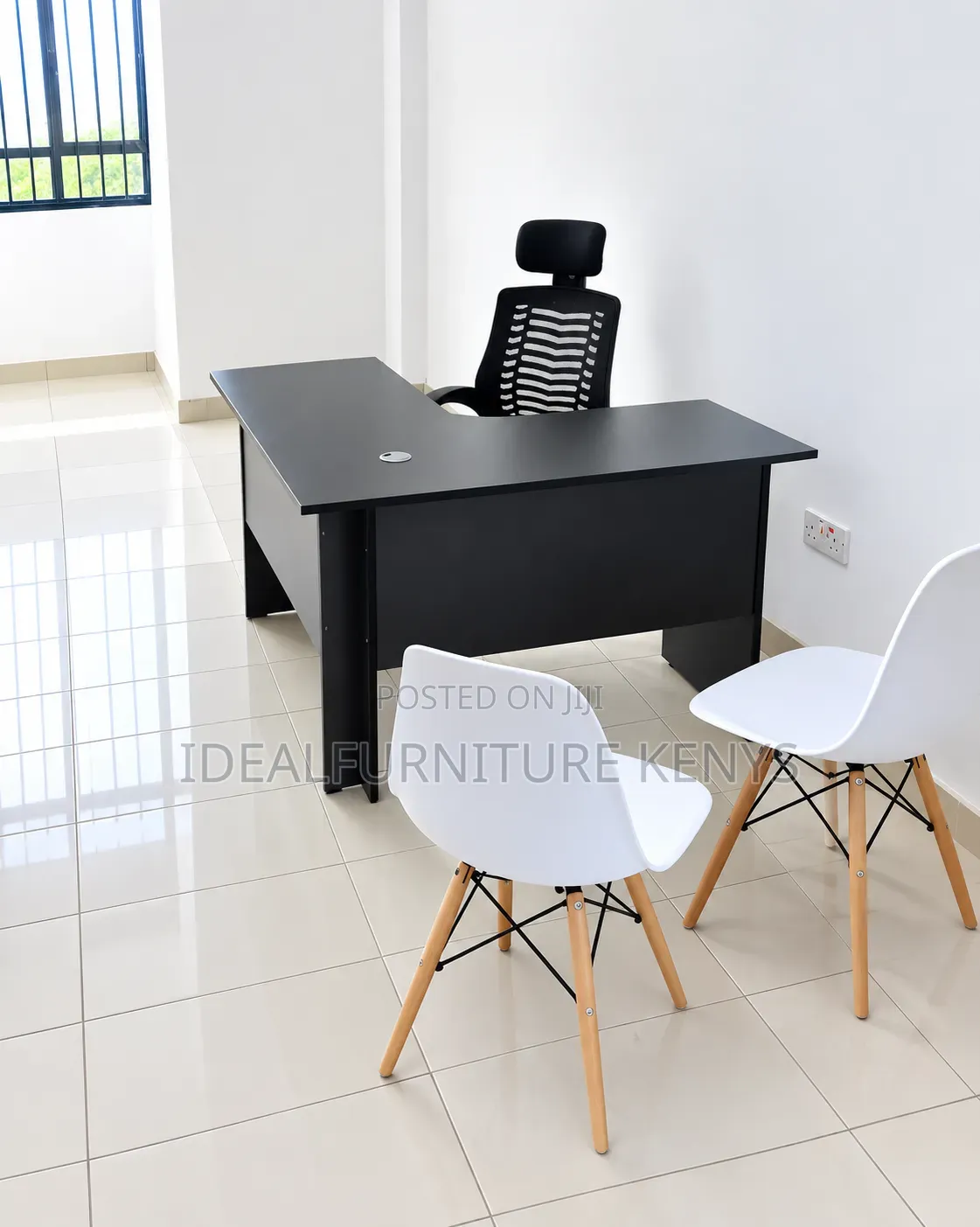 Modern L-Shaped Office Desk | Executive Corner Workstation