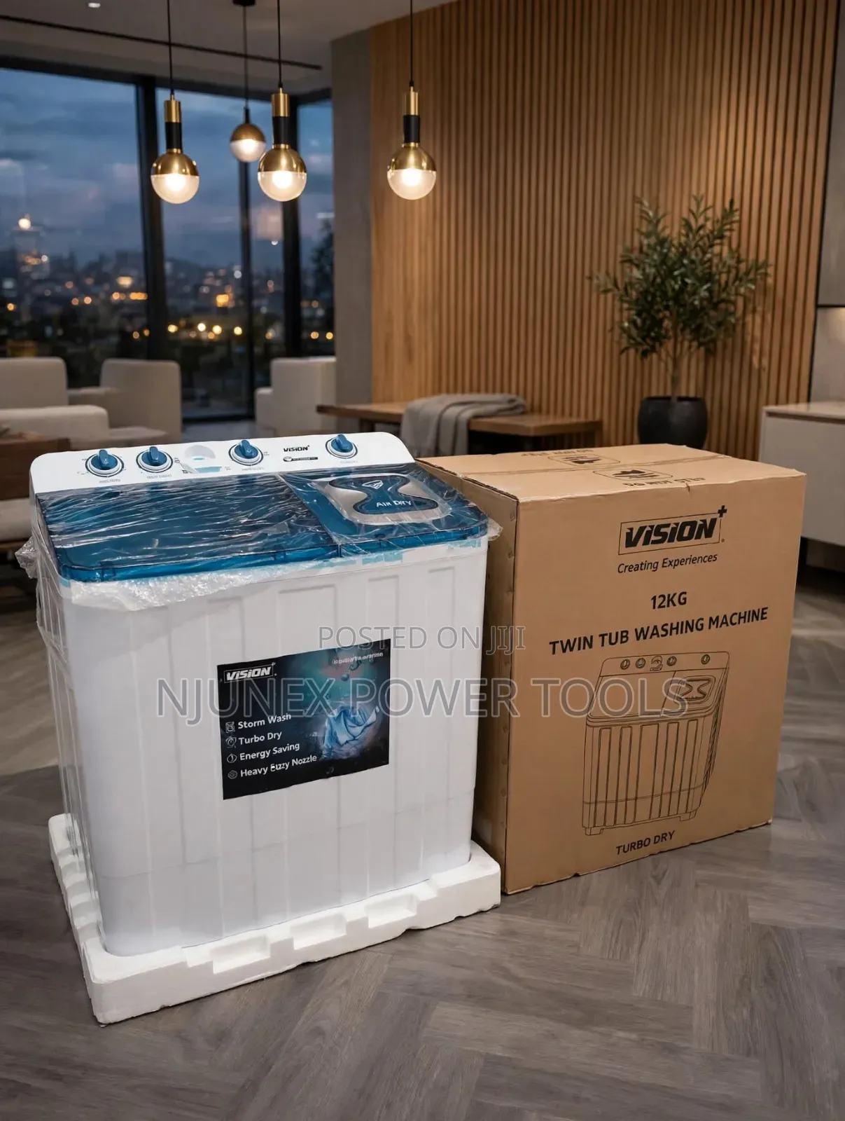 Vision 12kg Twin-Tub Semi-Automatic Washing Machine