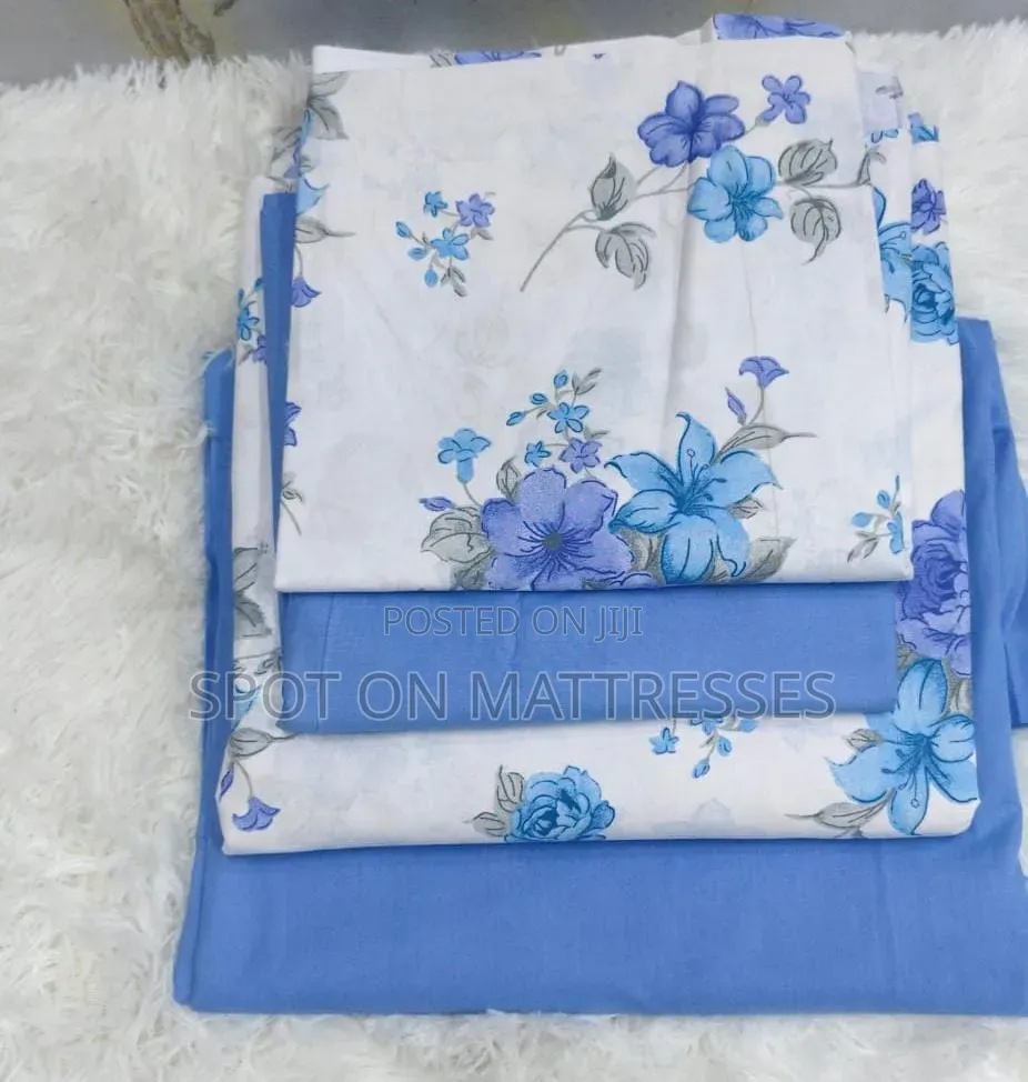 6PC 7X8 100% Cotton Fitted Bedsheets. Elastic Thus Can Fit a 5X6 & 6X6