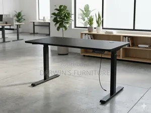 Black Electric Standing Desk