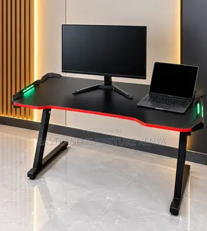 Modern Electric Gaming Desk – RGB LED Adjustable Desk