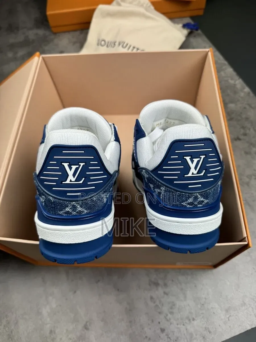 Louis Vuitton Denim Blue Sneaker Sizes 39-45