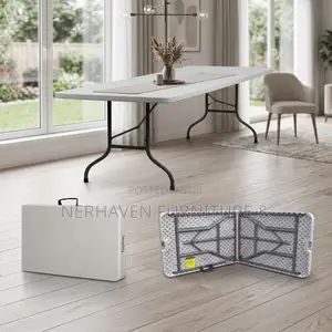 Foldable Plastic Table – Portable & Space-Saving Table